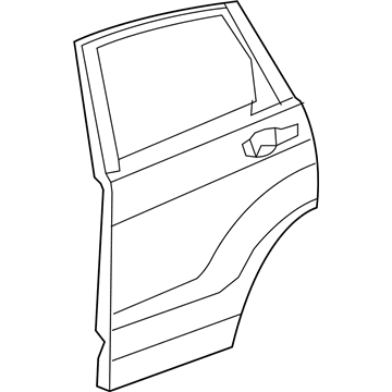 2011 Honda CR-V Door Panel - 67510-SWA-A90ZZ