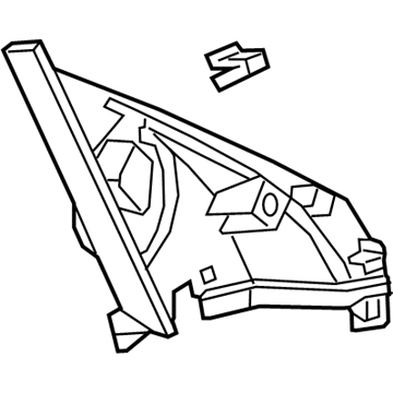 Honda 76220-TBA-A12 Garn Assy R,Door Mir