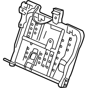 Honda 82126-TM8-A01 Frame, R. RR. Seat-Back