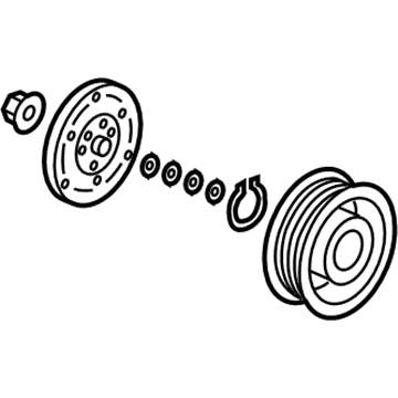 Honda 38900-5LA-A01 Set, Compressor Clutch