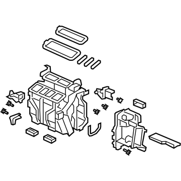 Honda 79106-TA0-A21 Heater Sub-Assy.