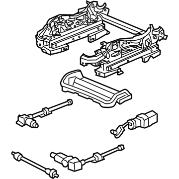 Honda 81110-SHJ-A41 Device, R. FR. Seat (4 Way)