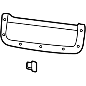 Honda 83306-S3Y-003ZB Net Assy., Middle Mat *YR233L* (TITANIUM)