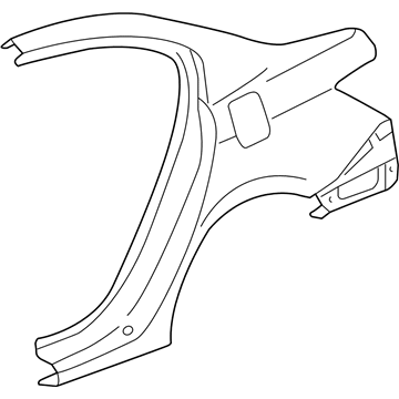 Honda 04646-TA5-A90ZZ Panel Set, L. RR. (Outer) (DOT)