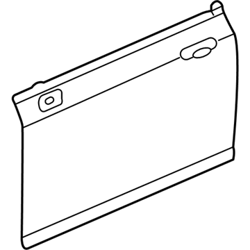 Honda 67111-SAA-315ZZ Skin Set, R. FR. Door