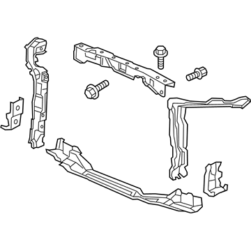 2015 Honda Civic Radiator Support - 60400-TS8-A50ZZ