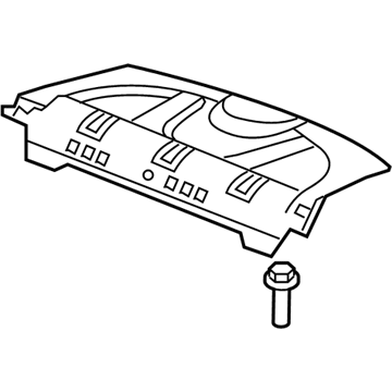 Honda 84505-SNC-A01ZB Tray, RR. *YR327L* (PEARL IVORY)