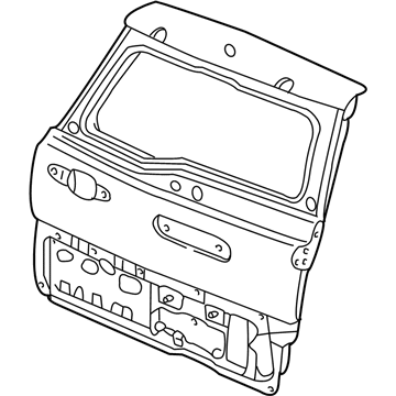 Honda 68100-S9A-A80ZZ Tailgate (DOT)