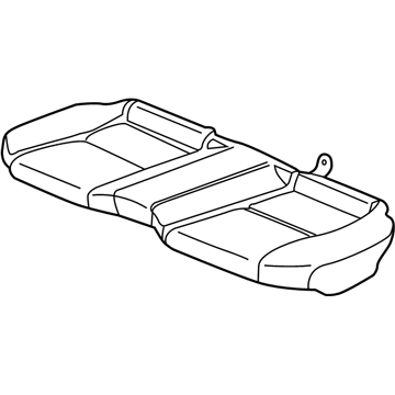 Honda 82137-SDN-A01 Pad & Frame, RR. Seat Cushion