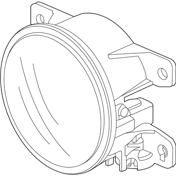 Honda 33900-TLA-A01 Foglight, Right Front