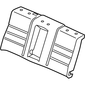 Honda 82127-TA0-A01 Pad & Frame, Rear Seat-Back