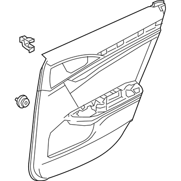 Honda 83752-TXM-A51ZC LINING, RR. *NH882L*