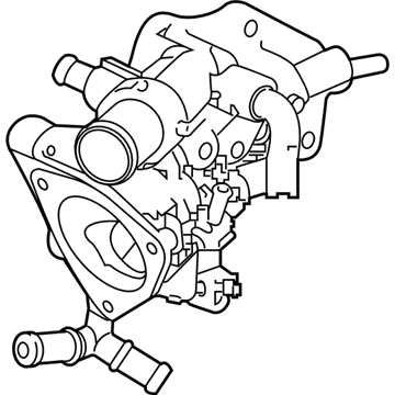 2018 Honda Accord Thermostat Housing - 19321-6B2-A52