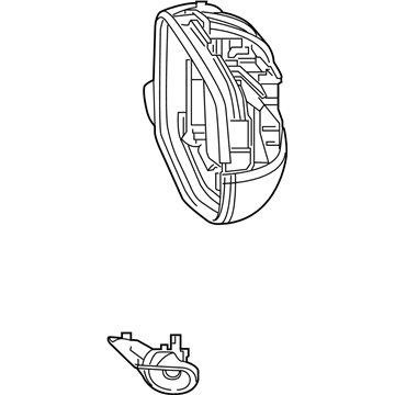 Honda 76203-TG7-A41 Housing Set, R.