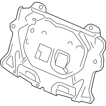 Honda 66510-T3V-A00ZZ Gusset, RR. Bulkhead