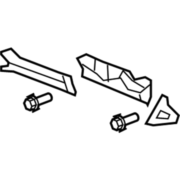 Honda 74600-SLN-A00 Stiffener, Floor Center Crossmember