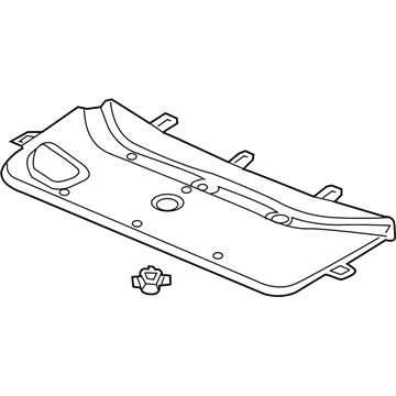 Honda 74141-TBA-A00 Insulator,Hood