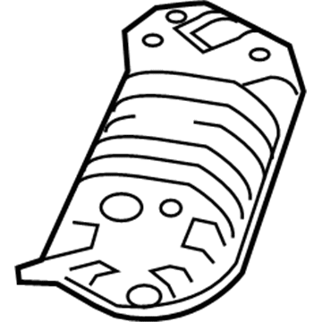 Honda 74602-THR-A00 Plate A, Floor Heat Baffle