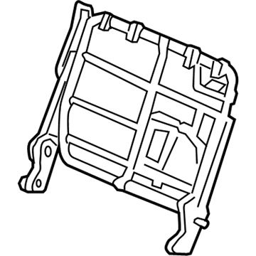 Honda 82126-SHJ-A01 Frame, R. RR. Seat-Back