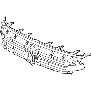 Honda 71121-TXM-A01 Base Upper, Front