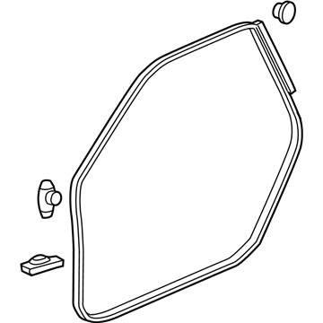 Honda 72310-SZT-003 Weatherstrip, R. FR. Door