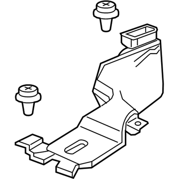 Honda 83331-T5G-A00 Duct Assy., R. RR. Heater