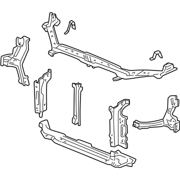 2002 Honda Civic Radiator Support - 60400-S5A-507ZZ