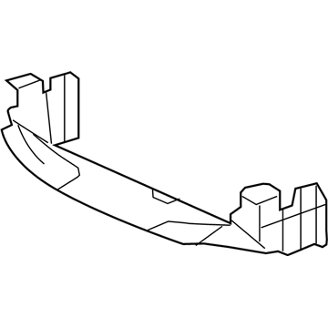 Honda 74117-TM8-A00 Guide, FR. Bumper Air