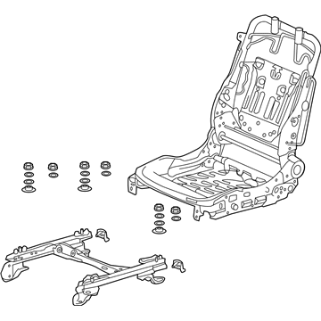 Honda 81126-T2F-L42 Frame, R. FR. Seat