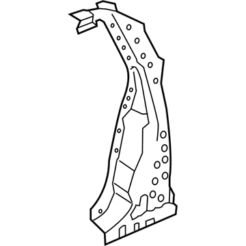 Honda 63610-SZT-319ZZ Stiffener Set, L. Center Pillar