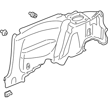 Honda 83782-S00-A01ZA Lining, L. Side *NH178L* (EXCEL CHARCOAL)