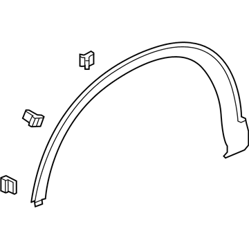 Honda 74165-TLY-H01 PROTECTOR, L. FR. WHEEL ARCH