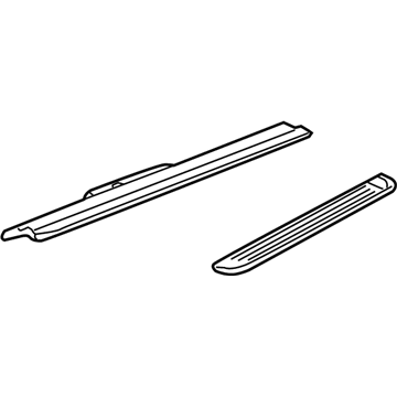 Honda 84201-SDN-A01ZB Garnish Assy., R. FR. Side (Inner) *YR239L* (KI IVORY)