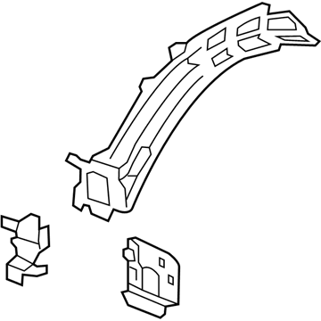 Honda 04674-TBA-A01ZZ Extension Set R, FR. Dpr