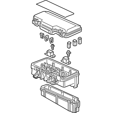 Honda 38250-S2A-A04 Box Assembly, Relay