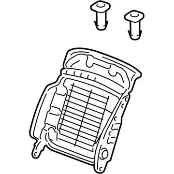 Honda 81526-S9V-A02 Frame, L. FR. Seat-Back