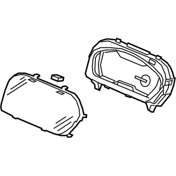 Honda 78100-TVA-A01 Meter Assembly, Combination (Rewritable)