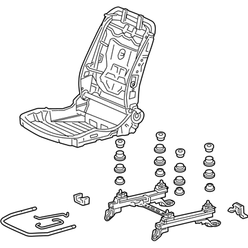 Honda 81126-TA0-A02 Frame, R. FR. Seat