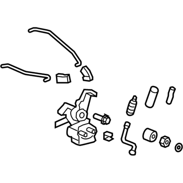 Honda 68732-SJC-A00 Hinge Assembly, Passenger Side Tailgate (Lower)