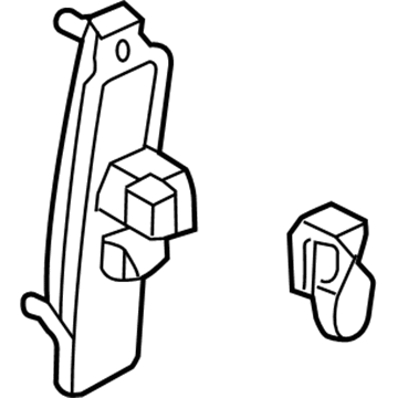 Honda 81460-SDC-A01ZB Adjuster, Shoulder Slide *YR239L* (KI IVORY)