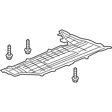 Honda 74656-TR2-A00 Cover, L. FR. Floor (Lower)