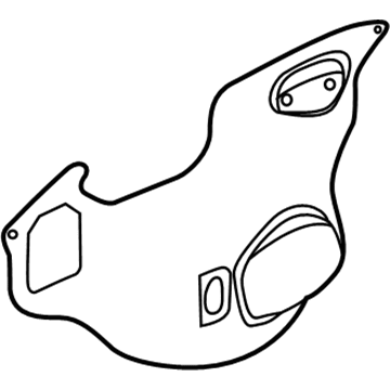 Honda 72361-TM8-A01 Seal, L. FR. Door Hole