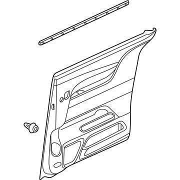 2013 Honda Odyssey Door Trim Panel - 83701-TK8-A12ZC