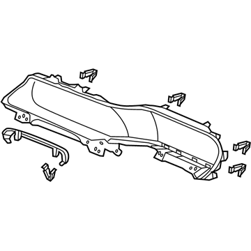 Honda 77200-T2F-A01ZA Visor Ass*NH167L*