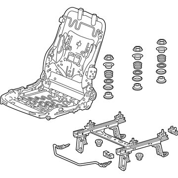 Honda 81126-T0K-A01 Frame, R. FR. Seat