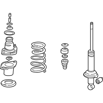 2004 Honda Civic Shock Absorber - 52610-S5B-A04