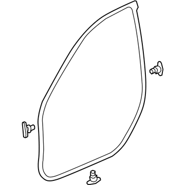 Honda Accord Weather Strip - 72350-TVA-A01