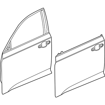 Honda Accord Door Panel - 67010-TVA-315ZZ