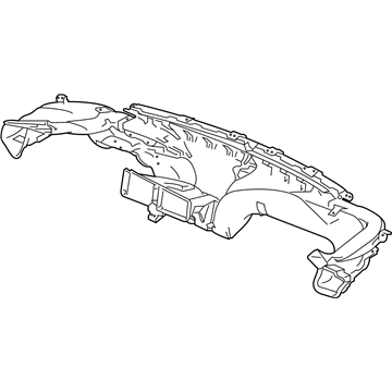 Honda 77400-TEC-P10 DUCT ASSY., INSTRUMENT (LH)