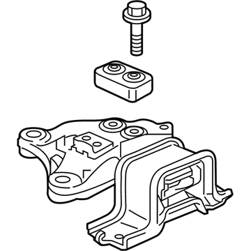 Honda 50850-T5R-A01 Rubber Assy., Transmission Mounting